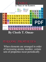 Periodic Properties