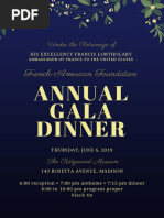 Midnight and Gold Gala Event Program