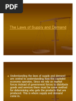 The Laws of Supply and Demand