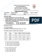 Soal B. Inggris KLS 8