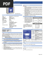 PR-14D Operating Instructions: 144 X 144 X 50 MM