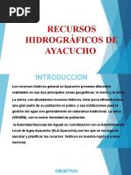 Recursos Hidricos de Ayacucho