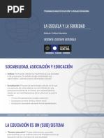 1 La Escuela y La Sociedad PDF