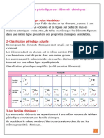 Classification Periodique Des Elements Chimiques Cours