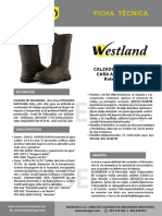 Ficha Tecnica - Bota Petrolera Westland 8604 Dasegur