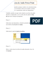 Inserción de Archivos de Sonido y Video en Powerpoint