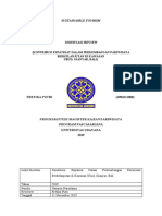 SUSTAINAIBLE TOURISM Desertasi Review