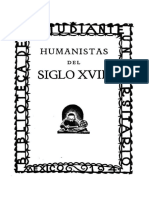 Mendez Plancarte Gabriel - Humanistas Del Siglo XVIII