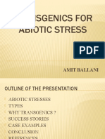 Transgenics For Abiotic Stress