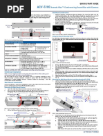 Acendo Vibe™ Conferencing Sound Bar With Camera: Quick Start Guide