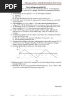 FIET Old Paper Questions On Steady State Analysis of AC Circuits