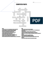 COMPUTER PARTS Answer Key