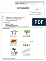 Evaluación Primero M-L-P Agosto