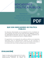 Indicadores Politica Publica Presentacion