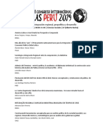 Integración Regional, Geopolítica y Desarrollo: Lunes/ - 08:00-11:30 - Ciencias Sociales - 17 (Alberto Rocha)