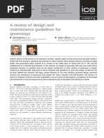 A Review of Design and Maintenance Guidelines For Greenways