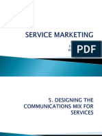 Designing The Communication Mix For Services