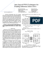 Decoupled Center Spaced PWM Techniques For Open End Winding Induction Motor Drive