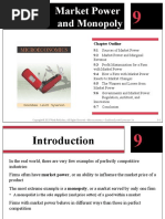 Market Power and Monopoly: Chapter Outline