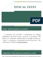 Statistical Tests