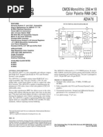 CMOS Monolithic 256 Color Palette RAM-DAC ADV476