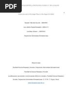 Diferencias Entre La Psicología Clínica y Psicología de La Salud