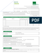 Formulario Solicitud de Adhesion Independiente