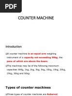 Roberval Counter Machine