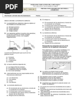 Estandarizada de Fisica Grado Sexto