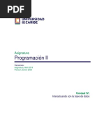 Unidad 4. Recurso 1. Lectura - Interactuando Con La Base de Datos