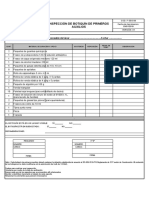 F-SSO-09 Formato de Inspeccion de Botiquin de Primeros Auxilios