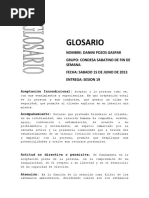 Glosario Terapia Gestalt