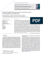 Ecotoxicology and Environmental Safety: Richard Olawoyin, Samuel A. Oyewole, Robert L. Grayson