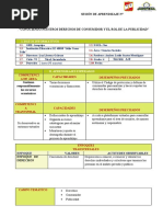 Sesión de Aprendizaje