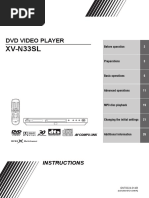 XV-N33SL: DVD Video Player