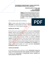 Cas. Lab. 7071 2018 Lima Este Cas Reposicion Despido Nulo Queja LP