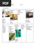 English 4.1 - Vocabulary Theme Vocabulary Nouns