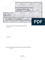 Chemistry (5124) Grade 12C Test One 2020