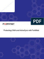 Protecting OWA and ActiveSync With FortiWeb