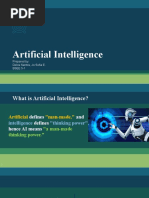 Artificial Intelligence: Prepared By: Delos Santos, Jo Sofia E. BSEE 5-1