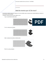 ¿Cómo Calcular La Cantidad de Mortero Por m2 de Muro - CONCREMAX