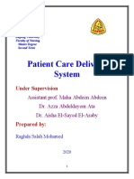 Patient Care Delivery System