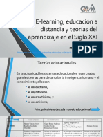 E-Learning, Educación A Distancia y Teorías Del