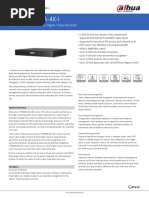 DH-XVR8208A-4K-I: 8 Channel Penta-Brid 4K 1U Digital Video Recorder