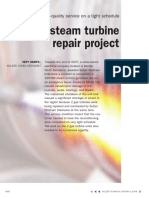 160MW Steam Turbine Repair