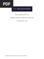 Mesosphere DC/OS SMACK Stack Hands-On Tutorial For DC/OS 1.10