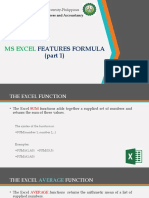 Features Formula (Part 1) : Ms Excel