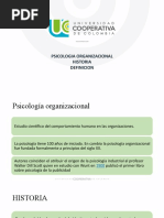 Psicologia Organizacional-Historia