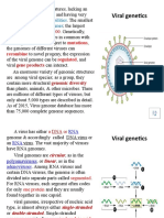 Viral Genetics and Replication 2