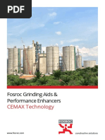 Fosroc Grinding Aids & Performance Enhancers: CEMAX Technology